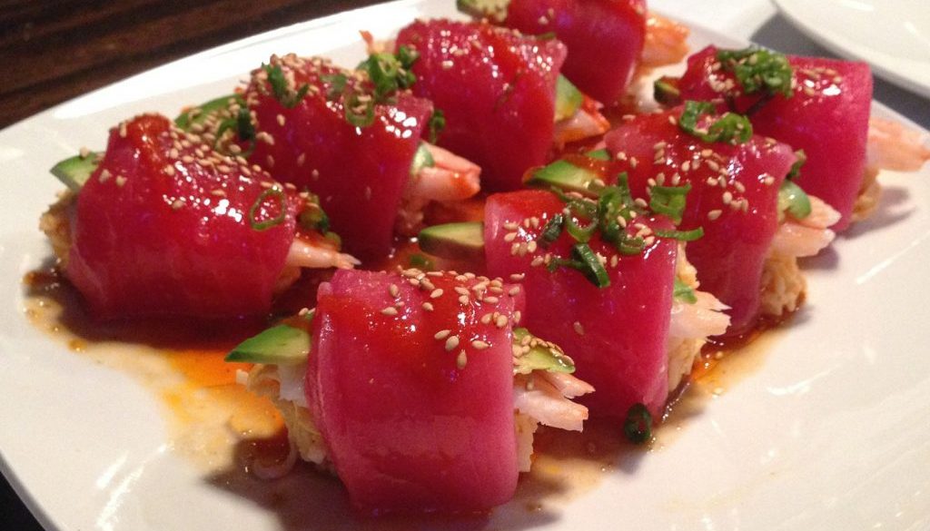 Smoked Salmon Sushi